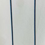 Aritzia  Babaton oversized white with blue/black stripe button front shirt. Small Photo 1