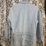 Levi's Light Blue Denim jumpsuit like new small drawstring pockets Baggy Photo 6