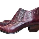 Durango RD3530 Maroon/Brown Leather Western Ankle Boots BOOTIES WOMENS 7 Photo 1
