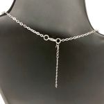 Silver Infinity and Cross Y Necklace Photo 3