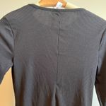 All In Motion Women's Black Long Sleeve Twist Front T-Shirt - Size Small - NWT Photo 4