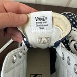 Vans High Top Blue Denim White Polka Dot Skate Shoes Sneakers Womens 7.5 Mens 6 Photo 7