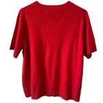 NEW FREE ASSEMBLY Knit Fitted Top Short Sleeve Lightweight Red Size 2XL Photo 1