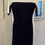 CHAPS nautical ruched pull over sheath dress flattering comfortable size Large Photo 1