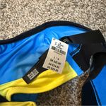 PINK - Victoria's Secret Victorias Secret Bikini Top Large Blue Yellow Racerback Padded Pink Sport New Photo 5