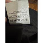 Veronica Beard Black Slim Ankle Pants – Size 6 Flat Front with Silver Buttons Photo 6