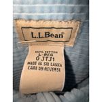 LL Bean Shirt Womens Sz L Blue Corduroy Shacket Jacket Top Size L Photo 2