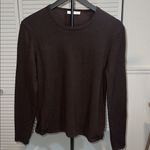 Fairway & Greene Dark Long Sleeve Wool Cardigan Size Medium Brown Photo 0