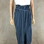 Bailey blue Short Sleeve V-neck Striped Jumpsuit NWT Medium Photo 6