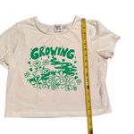 Princess Polly Size 8 Baby Tee Shirt Growing Plants Graphic Kelly Green Herb Photo 6