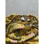 Old Navy  Maxi Dress‎ Womens XS Yellow Floral Criss Cross Back Boho Resort Preppy Photo 4