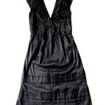 CALYPSO Christiane Celle Black Iridescent Crinkle Silk Tiered A Photo 0