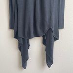 Lululemon Black Dark Grey Cashmere Blend Express Yourself Open Drape Cardigan Photo 11