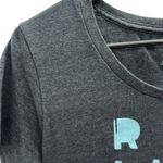 ASICS Run Like The Wind Heathered Gray Athletic Graphic Tee Short Sleeve Size XL Photo 4