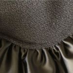 St. John Size 2 Black Mini Evening Cocktail Dress Bow Ruffles Fancy Holiday FLAW Photo 3