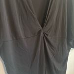 Silence + Noise URBAN OUTFITTERS  Dark Gray Stretch Jersey Twist in Time Knot Top Photo 6