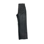 Reformation  x Veda Kennedy Black Leather Wide Leg Pants Size 6 MSRP $498 Photo 2