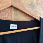 Aritzia Wilred Free Ruched Black Long Sleeve Cropped Top Size M Photo 2