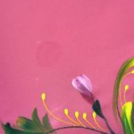 Pink Floral Semi Sheer Asymmetrical Poncho One Size Lightweight Daywear Coverup Size L Photo 7