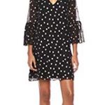Lilly Pulitzer Caroline Silk Tunic Dress Black Gold Photo 1