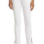 L'Agence L’AGENCE Josie High Rise Skinny Jeans Size 25 White Women’s Split Side Hem NWOT Photo 0