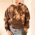 Wild Fable  Brown Floral Cropped Sweatshirt Photo 2