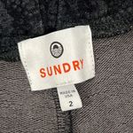 Sundry Black Snake Print Jogger Sweatpants - size 2 Medium Photo 5