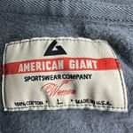 NWOT American Giant Women's Classic Full Zip Hoodie Gray Iron Size L Casual Size L Photo 6