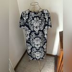 C.Wonder damask print short sleeve dress size medium Photo 4