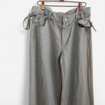 LA Hearts  Light Indigo Rose Belted Low Rise Baggy Jeans Photo 3