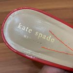 Kate Spade Red/Orange Patent Leather Block Heel Open Toe Slingback Sandals 10B Photo 13