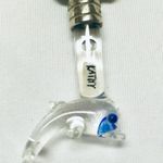 Expandable Glass Dolphin Necklace Black Photo 2