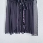 Victoria's Secret  Sexy Little Things Black Lace Rhinestone Babydoll Tank 34D Photo 2