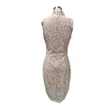 Betsey Johnson  Blush Pink Sequin Cocktail Dress Sz 8 Formal Embroidered Hi-Low Photo 3