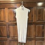 ZARA  Linen Blend High Neck Knit Sleeveless Tunic Top Women's Size Medium Shirt Photo 1