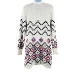 Urban Outfitters Southwestern Aztec Print Long Sleeve Longline Open Front Cardigan Sweater Small Photo 6
