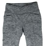 Athleta  Black Gray Herringbone Metro Legging Skinny Stretch Pants size M Pockets Photo 3