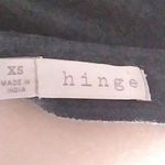 Hinge  Leather Panel Peplum SKIRT GREY SIZE XS $198 VERY CHIC NORDSTROM Photo 9