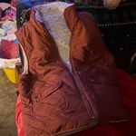 SheIn Maroon Fur lined vest Very warm and great for chilly weather Photo 0