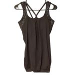 Lululemon  Size 8 Nouveau Limits Tank Butterfly Texture Mink Berry Black Photo 1