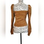 Line and Dot  Tan Corduroy Blouse Size:XS Photo 2