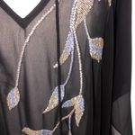 Natural Impressions Beaded Leaf Kaftan Swim Cover Up One Size NWT Photo 7