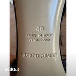 Giorgio Armani  Women's Multicolor Leather T-Strap Heels Size 40 Photo 8