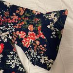 Urban Romantics Floral Blouse - Navy and Red Photo 2