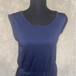 Boden‎ Blackberry Day Dress 6 Navy Pockets Preppy Blue Photo 0