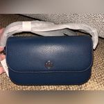 Michael Kors  Jet Set Flap Navy Blue Crossbody Bag Photo 1