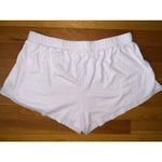 Lake Pima Cotton Pajama Shorts Pink Striped with Blue Trim Large Soft Cozy EUC Photo 1