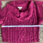 Arizona Jeans Arizona Jean Company Magenta Cowl Neck Sweater Photo 5