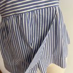 Banana Republic BR Stripes Peplum Blouse NWT Photo 1