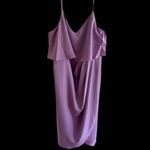 City Chic  Baby Frill Midi Dress, Lilac, Size 18, NWT Photo 3